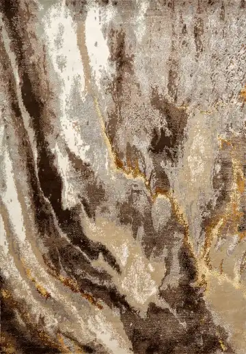 Ковёр Dazzle 16170 — кремовый и коричневый, винтажный рисунок