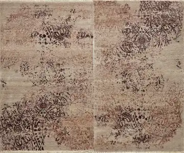 Ковёр Illusion 16205 — бежевый и коричневый, винтажный рисунок
