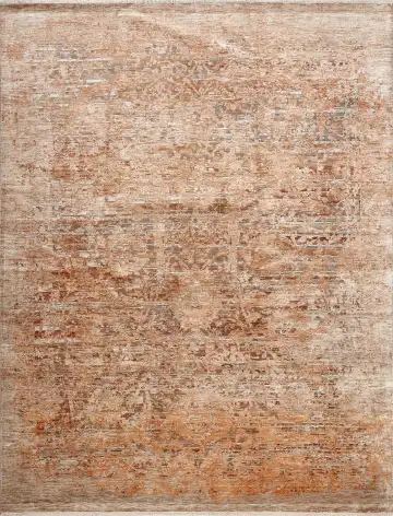 Ковёр Bliss 16354 — терракотовый и кремовый, винтажный рисунок