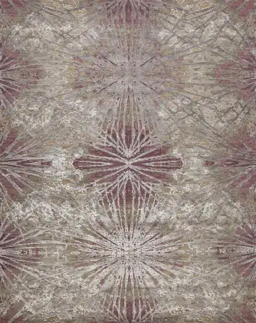 Ковёр Dazzle 16426 — кремовый и розовый, восточный орнамент