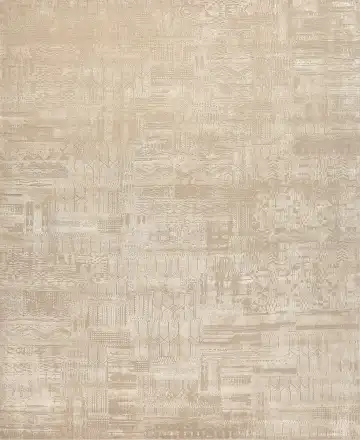 Ковёр Dazzle 16429 — кремовый и бежевый, геометрический рисунок
