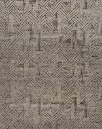 Ковёр Shape 16449 — бежевый и серый, геометрический рисунок