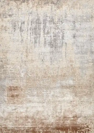 Ковёр Dazzle 16472 — кремовый и коричневый, абстрактный рисунок