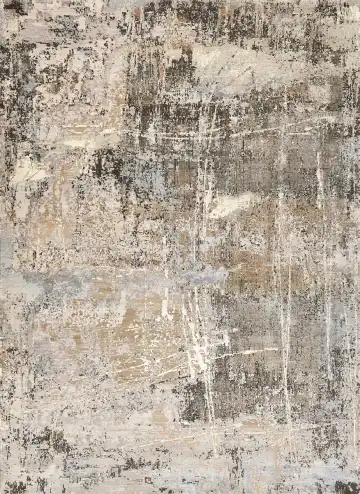 Ковёр Dazzle 16505 — бежевый и серый, абстрактный рисунок