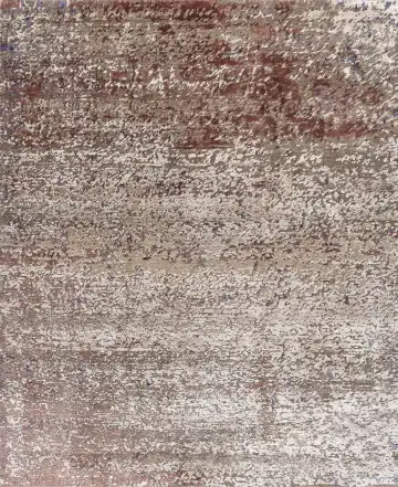 Ковёр Dazzle 16541 — кремовый и красный, абстрактный рисунок