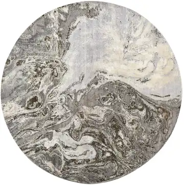 Ковёр Dazzle 16546 — белый и серый, абстрактный рисунок