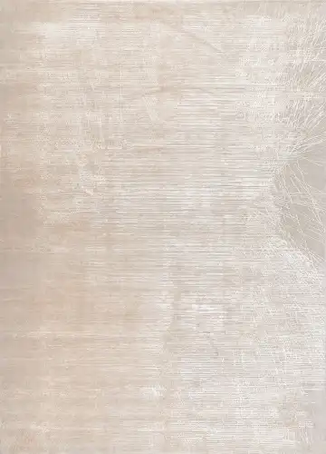 Ковёр Dazzle 16570 — кремовый и белый, однотонный