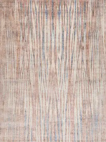 Ковёр Dazzle 16573 — кремовый и коричневый, в полоску