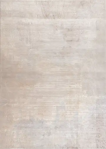 Ковёр Dazzle 16574 — кремовый и белый, однотонный
