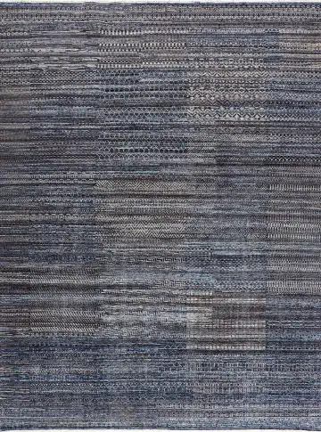 Ковёр Dazzle 16582 — синий и белый, в полоску