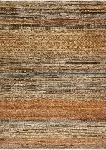 Ковёр Dazzle 16588 — бежевый и коричневый, в полоску