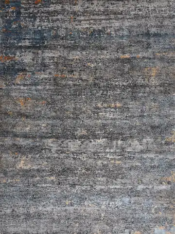 Ковёр Dazzle 16598 — серый и синий, абстрактный рисунок
