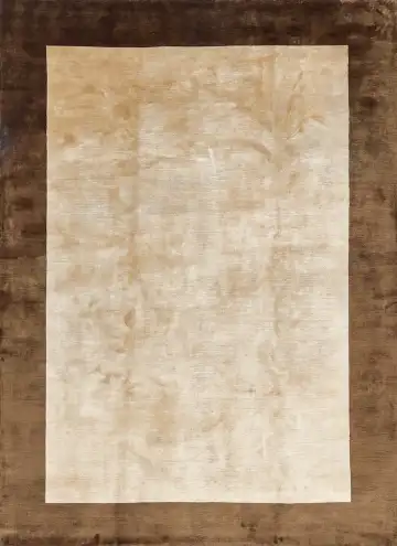 Ковёр Shape 16616 — кремовый и коричневый, однотонный