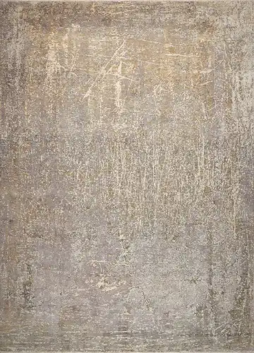 Ковёр Dazzle 16634 — серый и золотистый, абстрактный рисунок