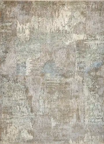 Ковёр Dazzle 16639 — бежевый и голубой, абстрактный рисунок