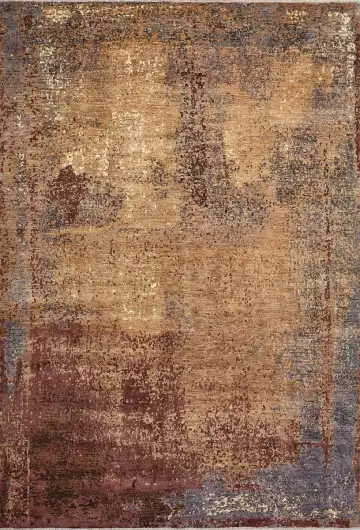 Ковёр Dazzle 16647 — коричневый и оранжевый, винтажный рисунок