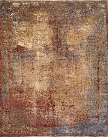 Ковёр Dazzle 16648 — оранжевый и коричневый, винтажный рисунок