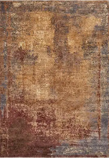 Ковёр Dazzle 16649 — оранжевый и коричневый, винтажный рисунок