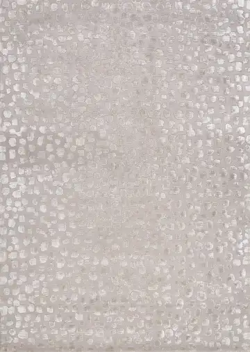 Ковёр Shine 16750 — розовый и белый, абстрактный рисунок