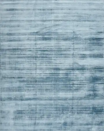 Ковёр Mono 16832 — голубой и белый, в полоску