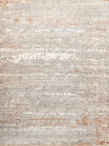 Ковёр Dazzle 16893 — серый и оранжевый, абстрактный рисунок