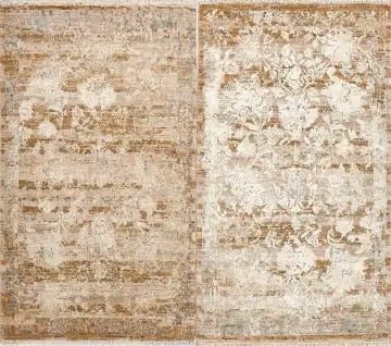 Ковёр Bliss 16913 — кремовый и коричневый, винтажный рисунок