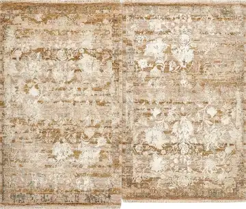 Ковёр Bliss 16914 — кремовый и коричневый, винтажный рисунок