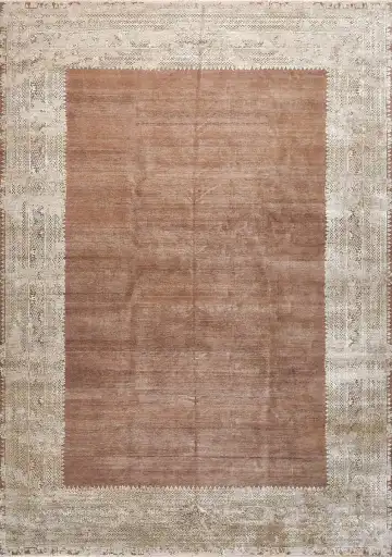 Ковёр Bliss 16923 — красный и кремовый, однотонный