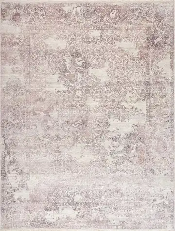 Ковёр Illusion 16931 — кремовый и коричневый, с медальоном