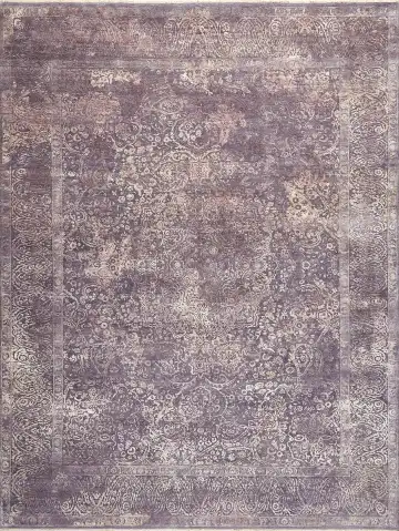 Ковёр Illusion 16932 — фиолетовый, восточный орнамент