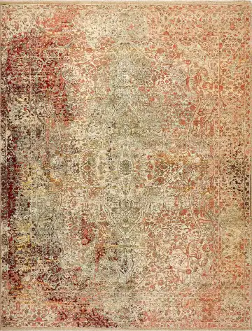 Ковёр Bliss 16934 — красный и бежевый, винтажный рисунок