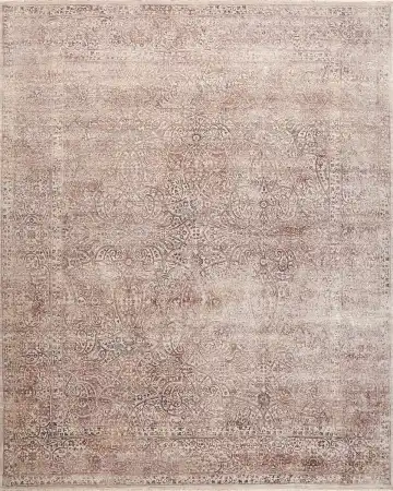 Ковёр Illusion 16935 — кремовый и коричневый, восточный орнамент