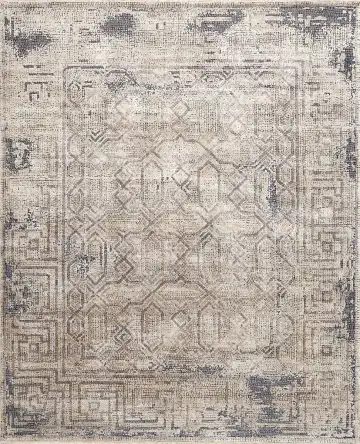 Ковёр Mosaic 16937 — кремовый и серый, восточный орнамент