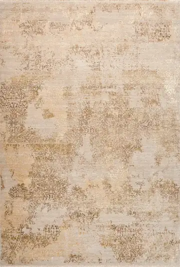 Ковёр Illusion 16940 — кремовый и золотистый, абстрактный рисунок