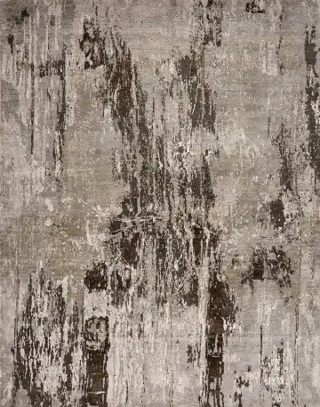 Ковёр Dazzle 16984 — серый и коричневый, винтажный рисунок