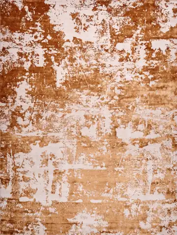 Ковёр Dazzle 17175 — коричневый и оранжевый, винтажный рисунок