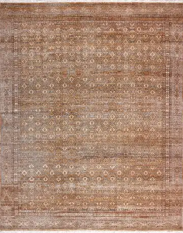 Ковёр Bliss 17225 — красный и бежевый, геометрический рисунок