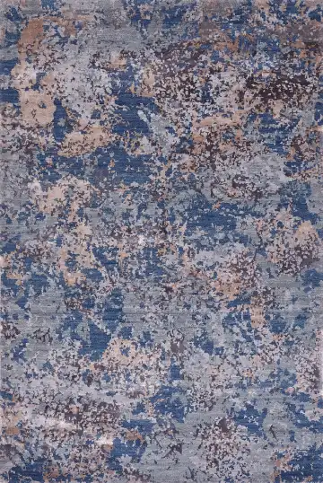 Ковёр Dazzle 17280 — синий и бежевый, винтажный рисунок