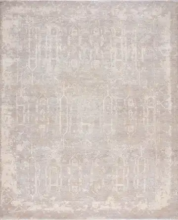 Ковёр Bliss 17485 — кремовый и бежевый, однотонный