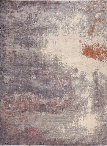 Ковёр Dazzle 17490 — серый и бежевый, винтажный рисунок
