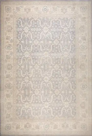 Ковёр Чуби 17527 — кремовый и серый, винтажный рисунок
