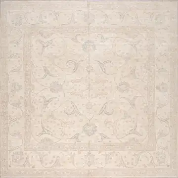 Ковёр Чуби 17534 — кремовый, растительный рисунок