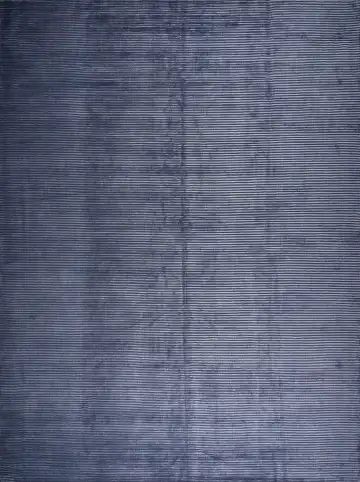 Ковёр Mono 17565 — синий и чёрный, однотонный