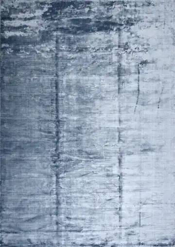 Ковёр Mono 17590 — синий и белый, винтажный рисунок