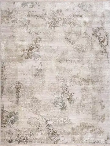 Ковёр Illusion 17646 — кремовый и коричневый, абстрактный рисунок