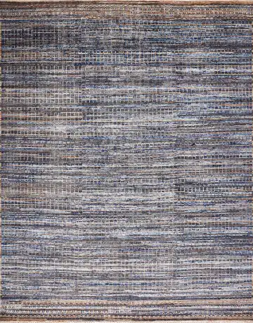 Ковёр Dazzle 17689 — коричневый и синий, в полоску