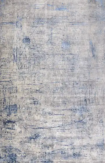 Ковёр Dazzle 17838 — серый и синий, абстрактный рисунок