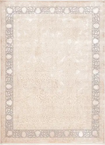 Ковёр Агра 17841 — кремовый, растительный рисунок