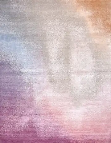 Ковёр Dazzle 17845 — белый и розовый, градиент