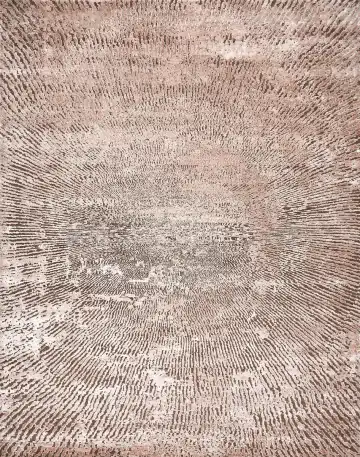 Ковёр Dazzle 17846 — бежевый и серый, геометрический рисунок